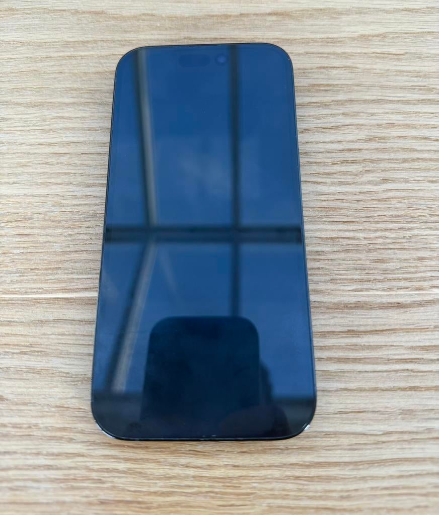 Iphone 14 Pro, space black, 128gb met hoesje, Télécoms, Téléphonie mobile | Apple iPhone, Comme neuf, Enlèvement, 81 %, Noir