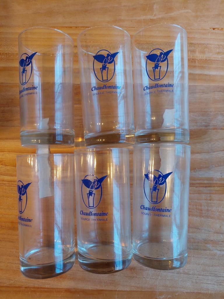 Glazen Chaudfontaine, Verzamelen, Ophalen, Gebruikt, Waterglas