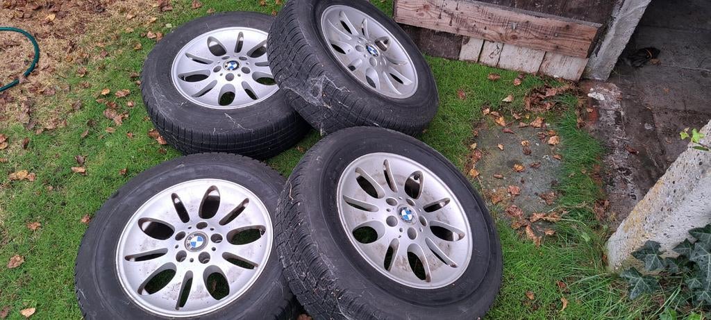 Bmw x5 velgen met winterbanden, Auto-onderdelen, Banden en Velgen, Ophalen, Gebruikt, Velg(en), 17 inch
