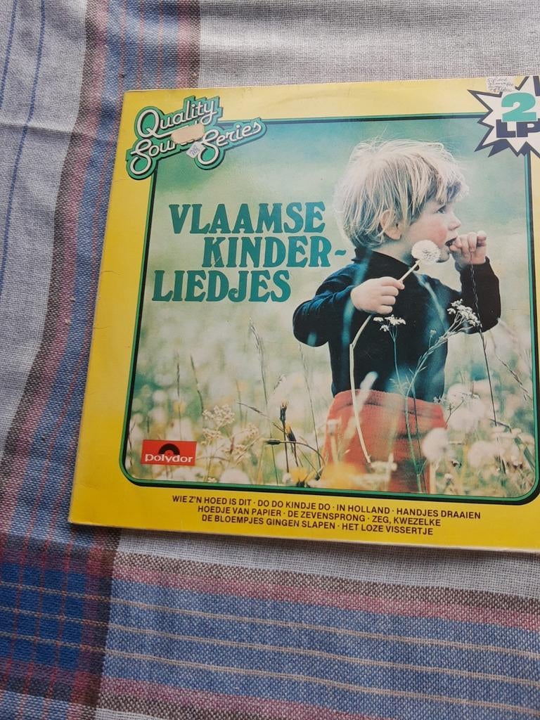 Dubbel LP : Vlaamse kinderliedjes, Ophalen of Verzenden, Zo goed als nieuw