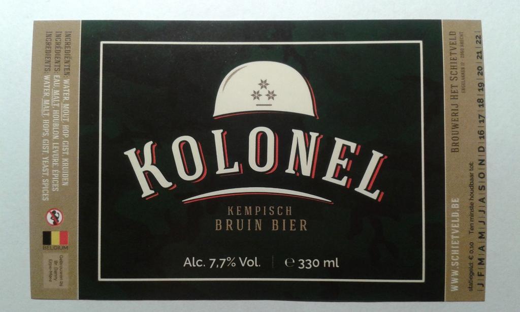 Kolonel (brouwerij 't Schietveld), Verzamelen, Ophalen of Verzenden, Nieuw