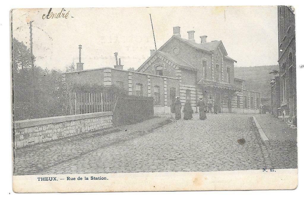 Theux Rue de la Station, Collections, Cartes postales | Belgique, Enlèvement ou Envoi, Affranchie, Liège