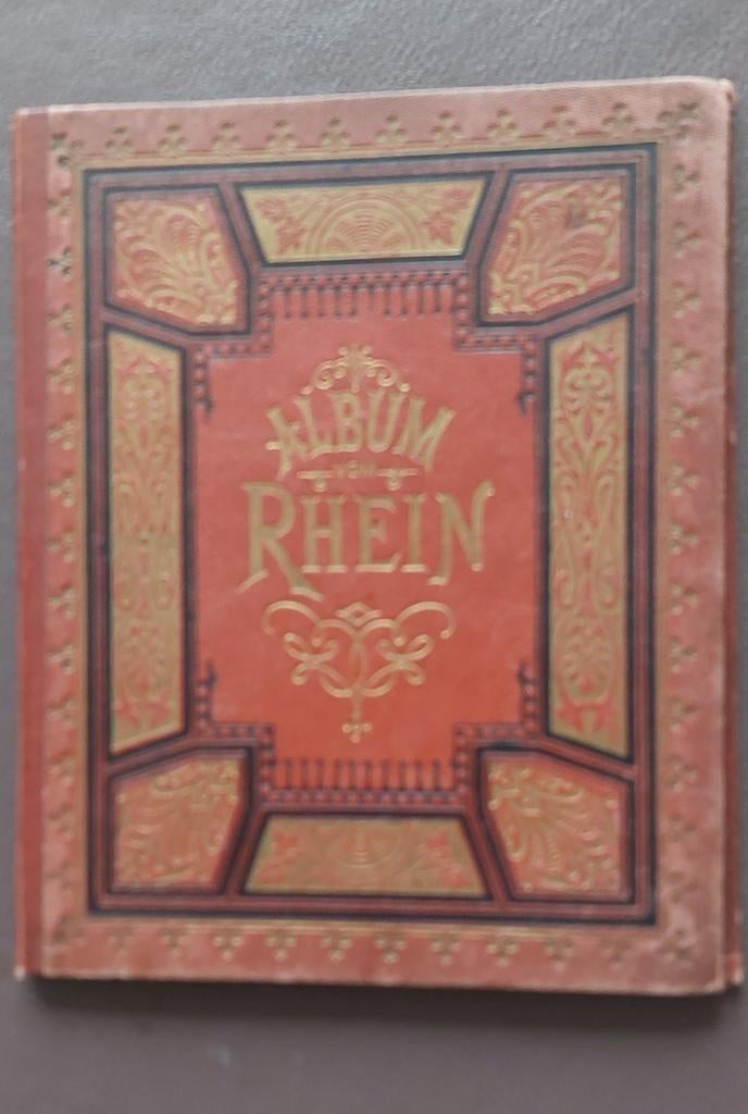 Leporello Album vom Rhein. 49 photos, Antiquités & Art, Enlèvement ou Envoi