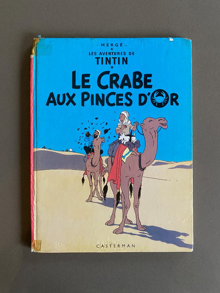 BD Tintin - Le crabe aux pinces d'or - C2, Gelezen, Eén stripboek, Ophalen of Verzenden, Hergé