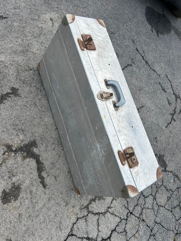 grande valise aluminium 1950, Enlèvement, Utilisé