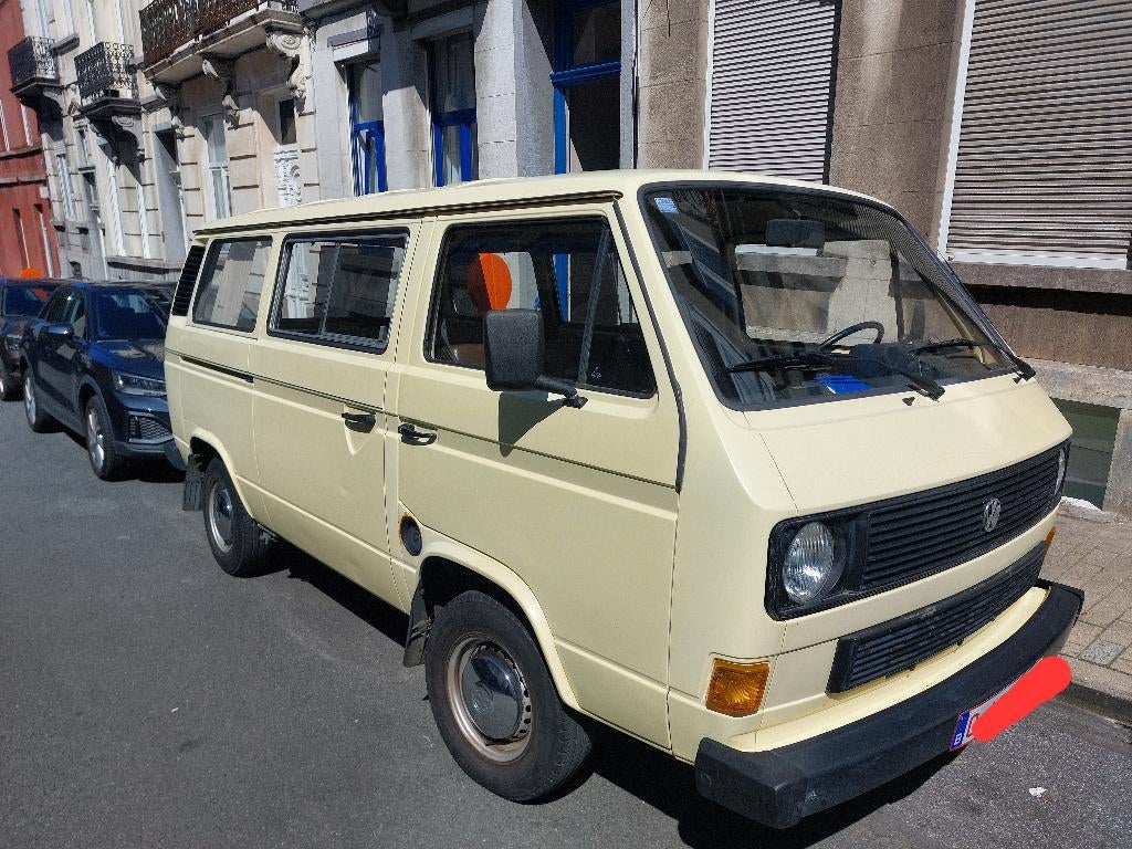 VW T3 1.9 benzine, Auto's, Volkswagen, Achterwielaandrijving, 4 cilinders, Beige, 9 zetels