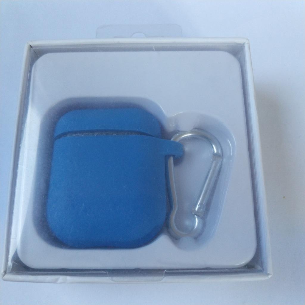 SILICONEN HOESJE BLAUW voor AirPods - Nieuw en verpakt, Ophalen, Nieuw, In oorschelp (earbud)