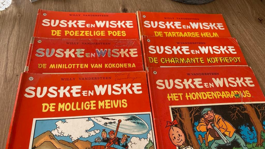 6 suske en wiskeboeken, Ophalen of Verzenden, Gelezen