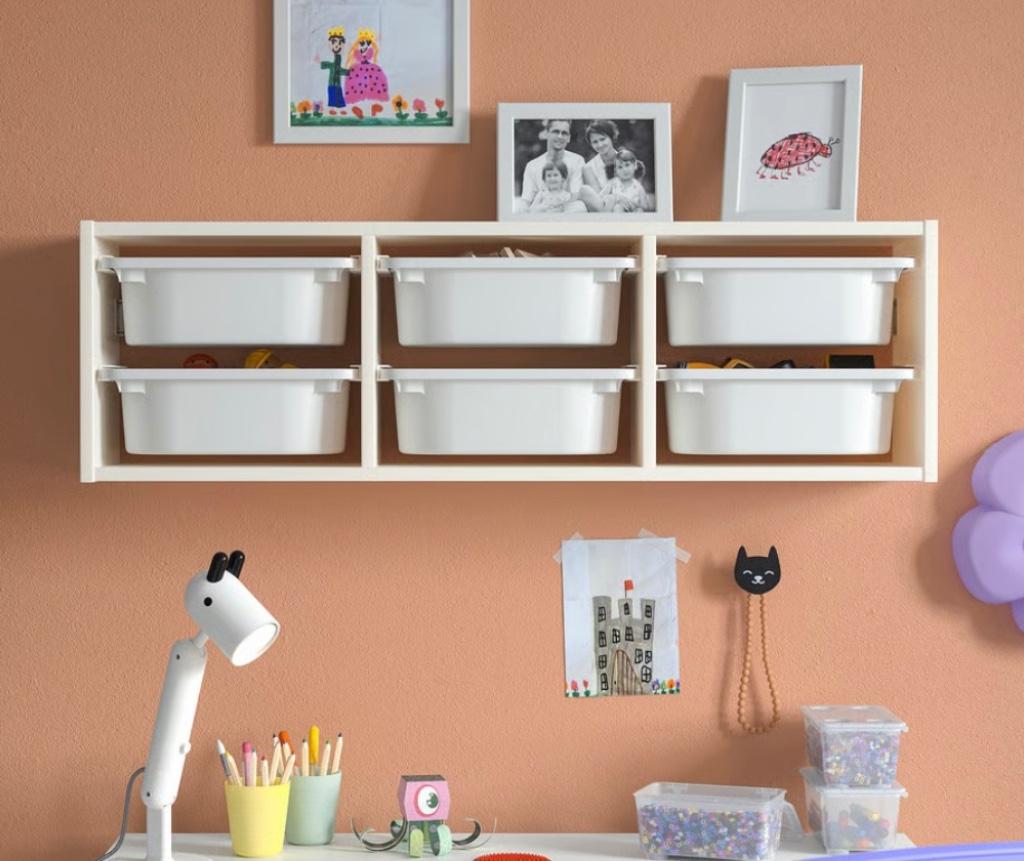 Ensemble de 7 structures TROFAST Ikea, Zo goed als nieuw, 75 tot 100 cm, Minder dan 50 cm, Ophalen