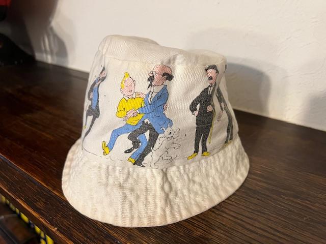 Vintage Kuifje Bucket hat, vissershoedje, Ophalen