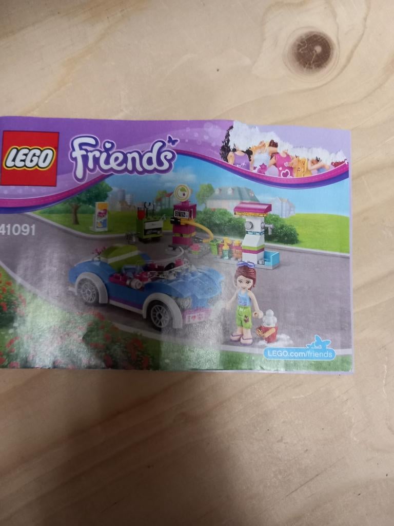 Lego friends sportwagen 41091, Ophalen of Verzenden, Zo goed als nieuw, Complete set, Lego