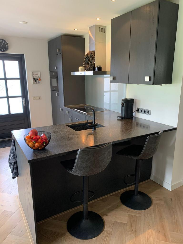 Belle cuisine d'angle de campagne + électroménagers DÉMONTÉS, Maison & Meubles, Enlèvement ou Envoi, Granit ou Pierre, Cuisine d'angle