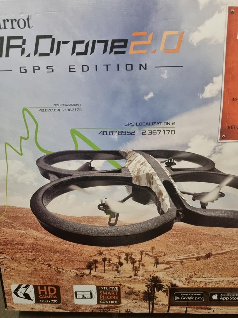 Parrot AR.Drone 2.0 Elite Edition, Enlèvement ou Envoi, Comme neuf