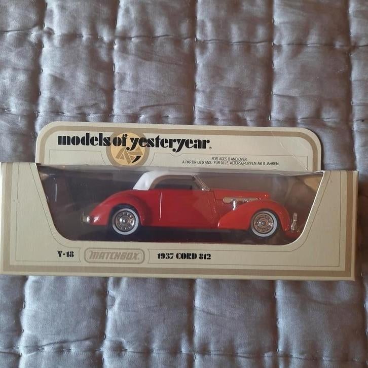 MATCHBOX MOYY : Y18  CORD 812 1937* NEW *, Hobby en Vrije tijd, Modelauto's | 1:43, Nieuw, Auto, Matchbox, Ophalen