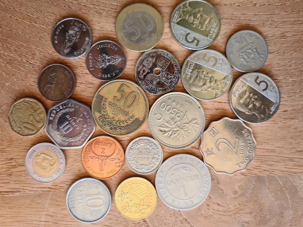Wereldmunten deel 2, Ophalen, Munten
