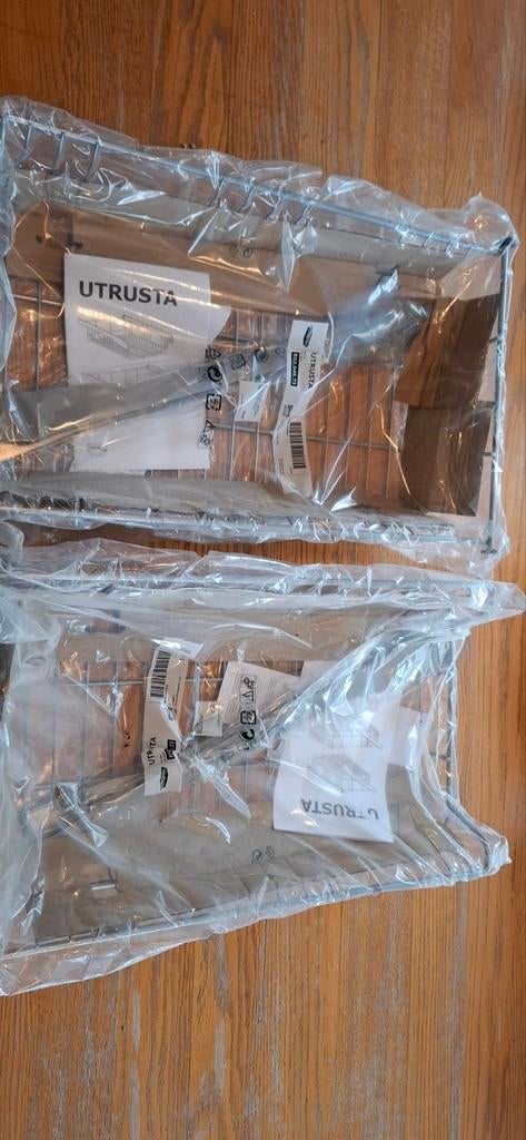 2 UTRUSTA draadmanden IKEA, Ophalen, Nieuw