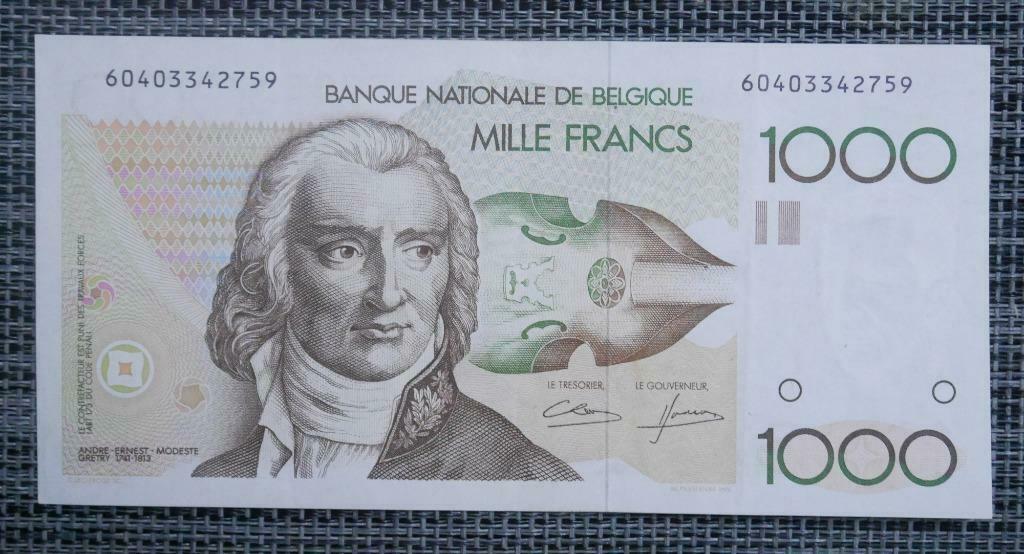 Billet 1000 Francs Belgique, Enlèvement ou Envoi, Série