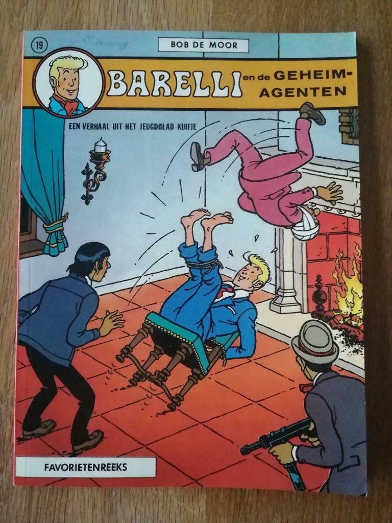 2 boeken Barelli van " Bob de Moor ", Boeken, Meerdere stripboeken, Ophalen of Verzenden, Gelezen, Bob De Moor