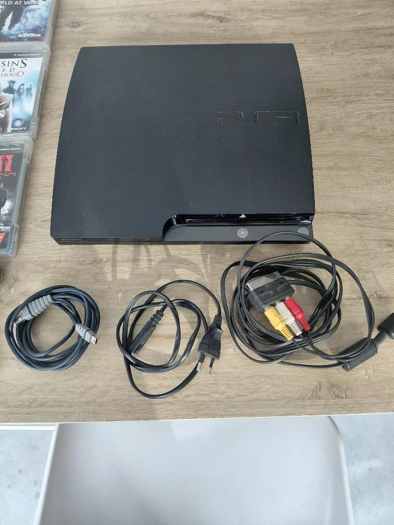 Ps3, Games en Spelcomputers, Spelcomputers | Sony PlayStation 3, Met games, Met 2 controllers, Zo goed als nieuw, Slim