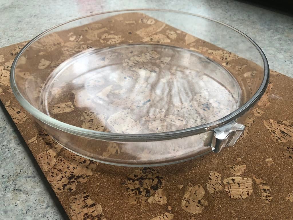 Ronde Pyrex ovenschaal, Huis en Inrichting, Ophalen, Zo goed als nieuw