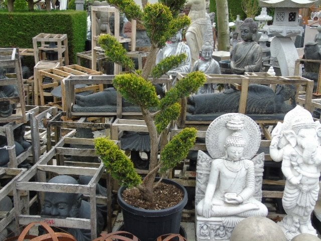 bouddha en pierre , grand choix , soldé -10 a -50% !!!, Jardin & Terrasse, Enlèvement, Neuf, Pierre, Bouddha