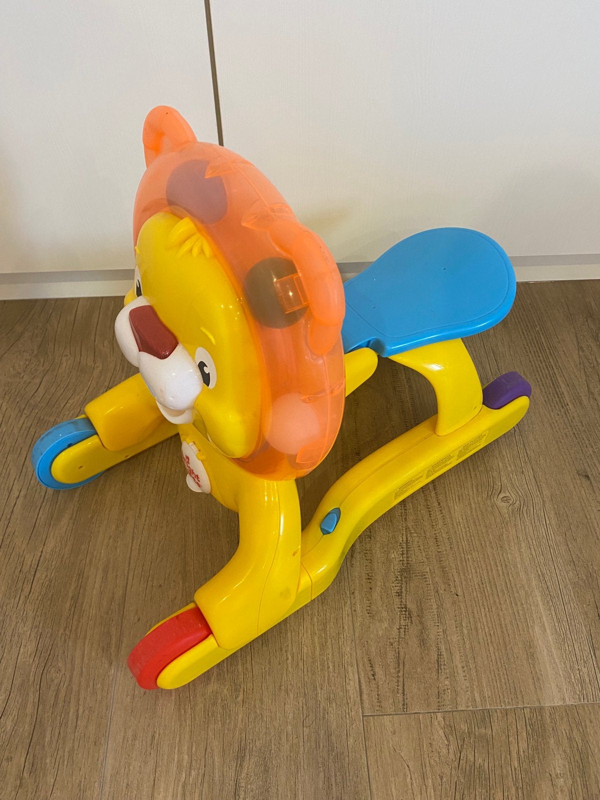 Bright Starts Leeuw Loopwagen, Enlèvement, Comme neuf