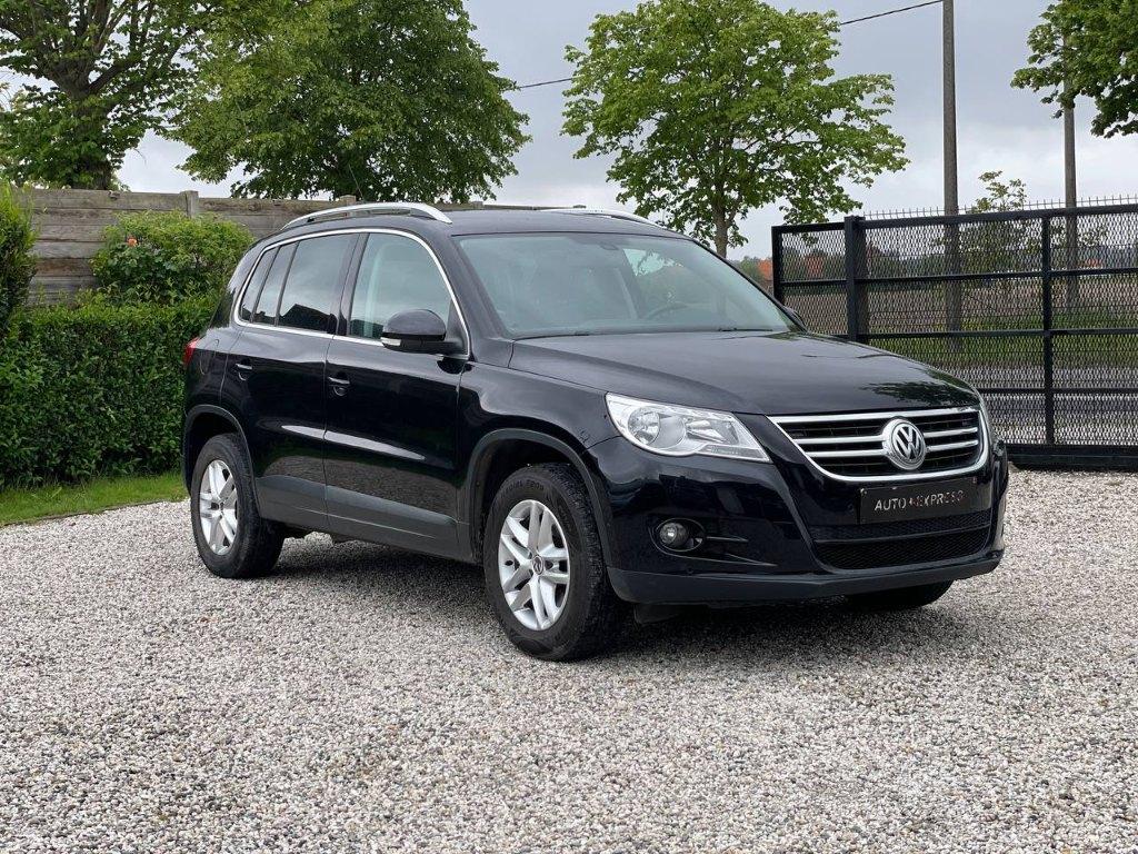 Volkswagen Tiguan/2.0 TDI/1Ste Eig/Navi/Eur5/Garantie/***, Auto's, Volkswagen, Zwart, 4 cilinders, Zwart, Leder