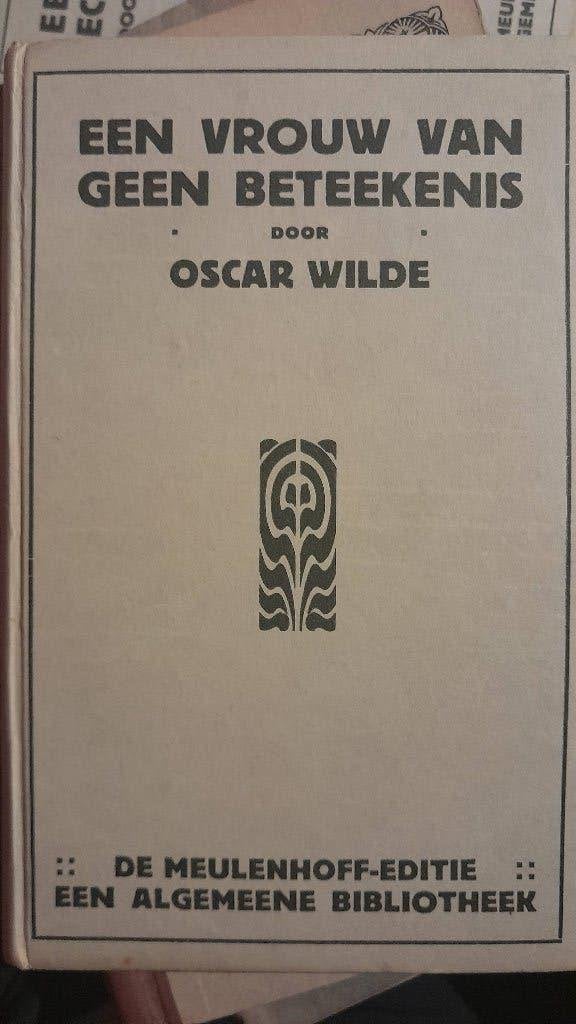 Oscar wilde ~ een vrouw van geen betekenis, Gelezen, België, Oscar Wilde, Ophalen of Verzenden