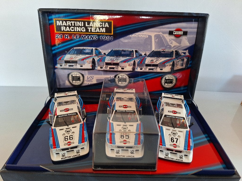 Fly Team 01 Set Martini Lancia Beta Montecarlo, 3 Auto´s, Overige merken, Racebaan, Nieuw, Ophalen of Verzenden
