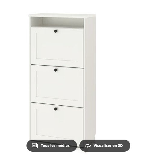 Armoire à chaussures - Modèle Brusali, Maison & Meubles, Enlèvement, Comme neuf