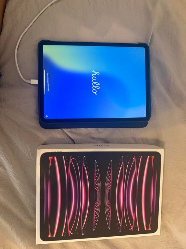 Ipad pro 11-inch (4th gen) 128gb, Informatique & Logiciels, Apple iPad Tablettes, Gris, 11 pouces, Comme neuf, Enlèvement