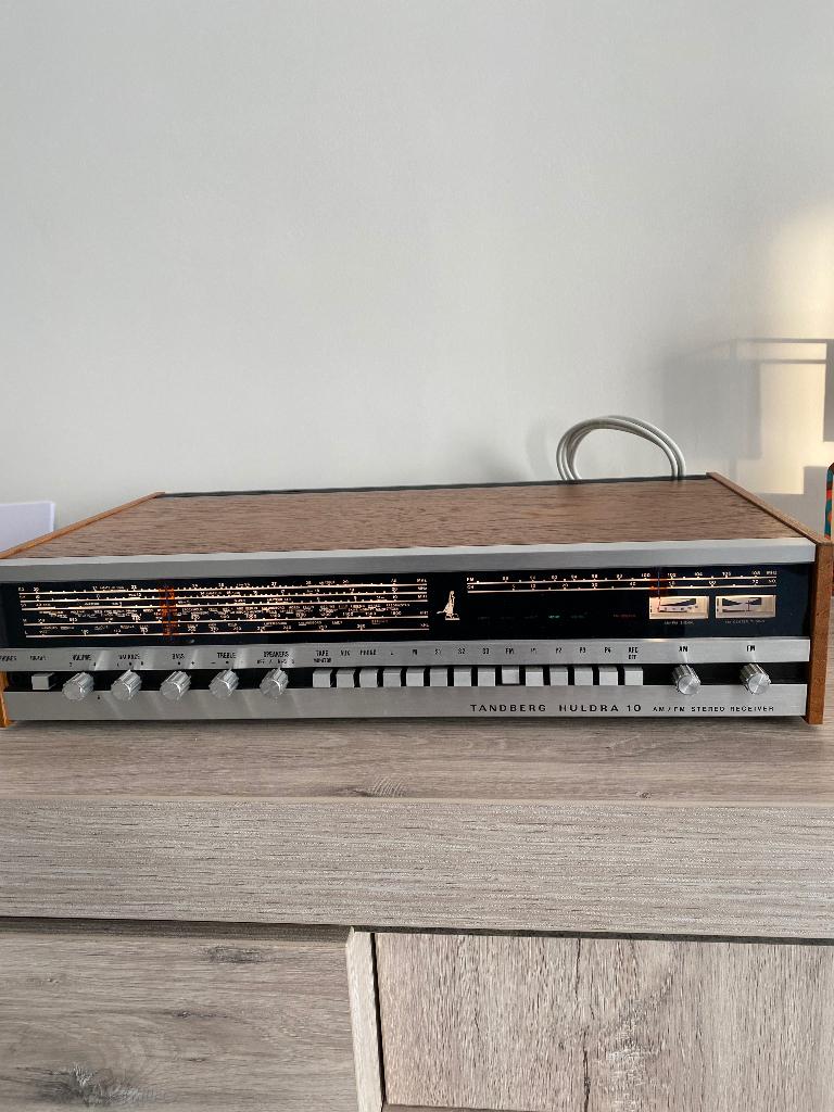 Tandberg Huldra 10 Reciever Nostalgie Retrospectief, Audio, Tv en Foto, Versterkers en Ontvangers, Ophalen, Zo goed als nieuw