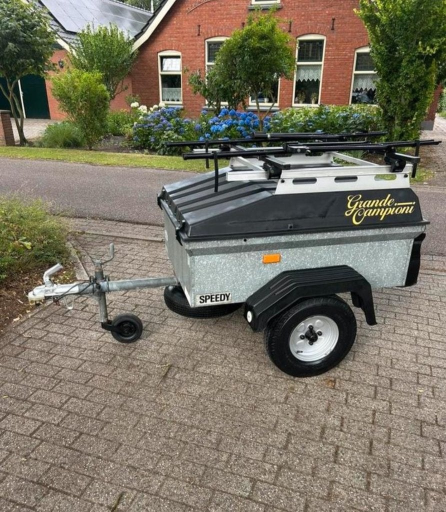Saris - Te huur: Bagagewagen met 2 fietsdragers, Ophalen, Zo goed als nieuw