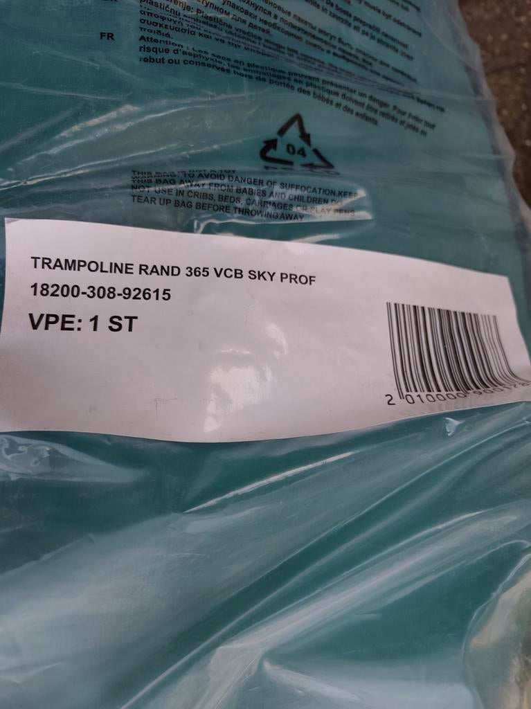 Omranding trampoline, Enlèvement