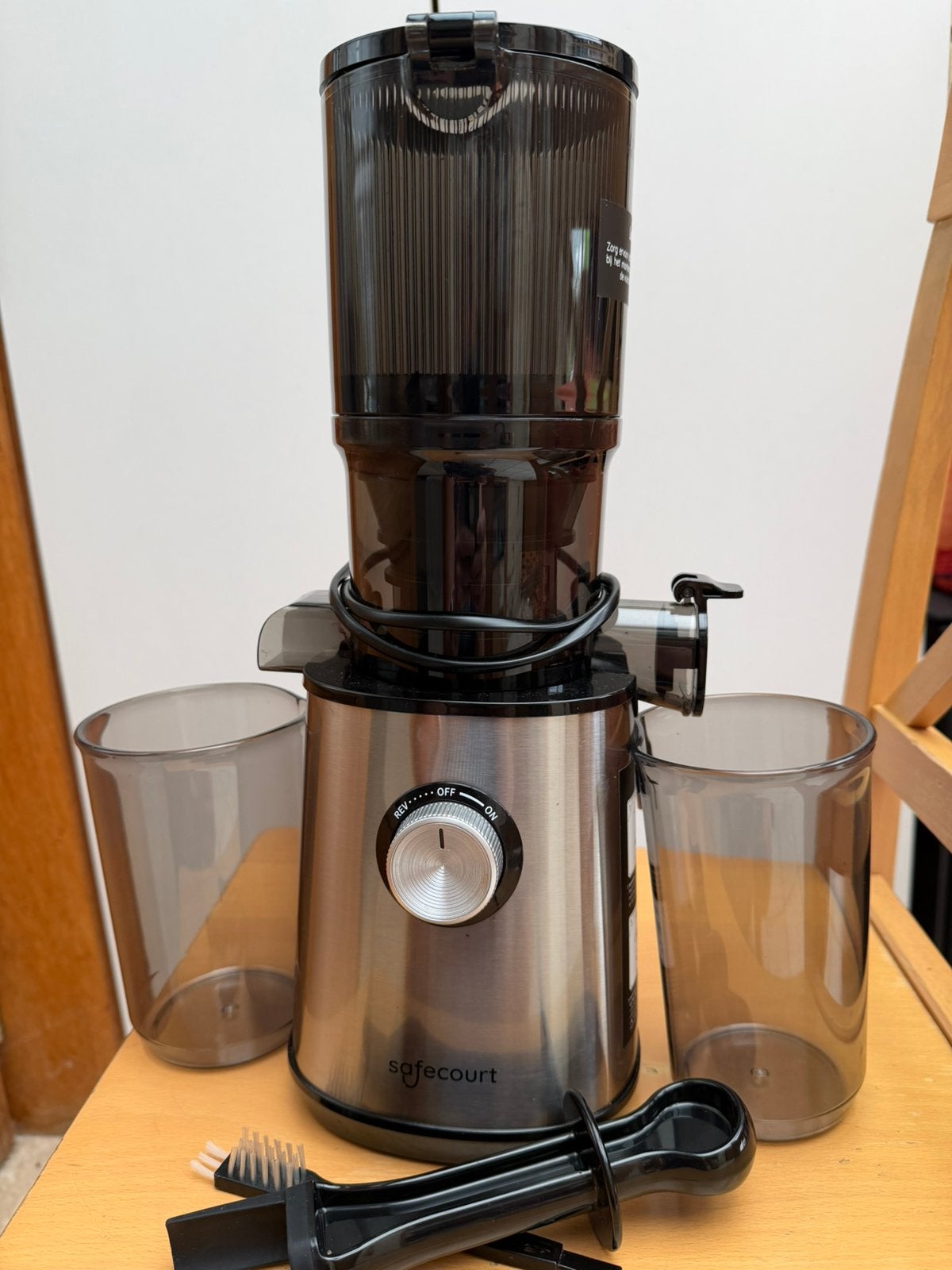 Safecourt fruitpers, Ophalen, Zo goed als nieuw, Elektrisch, Slowjuicer