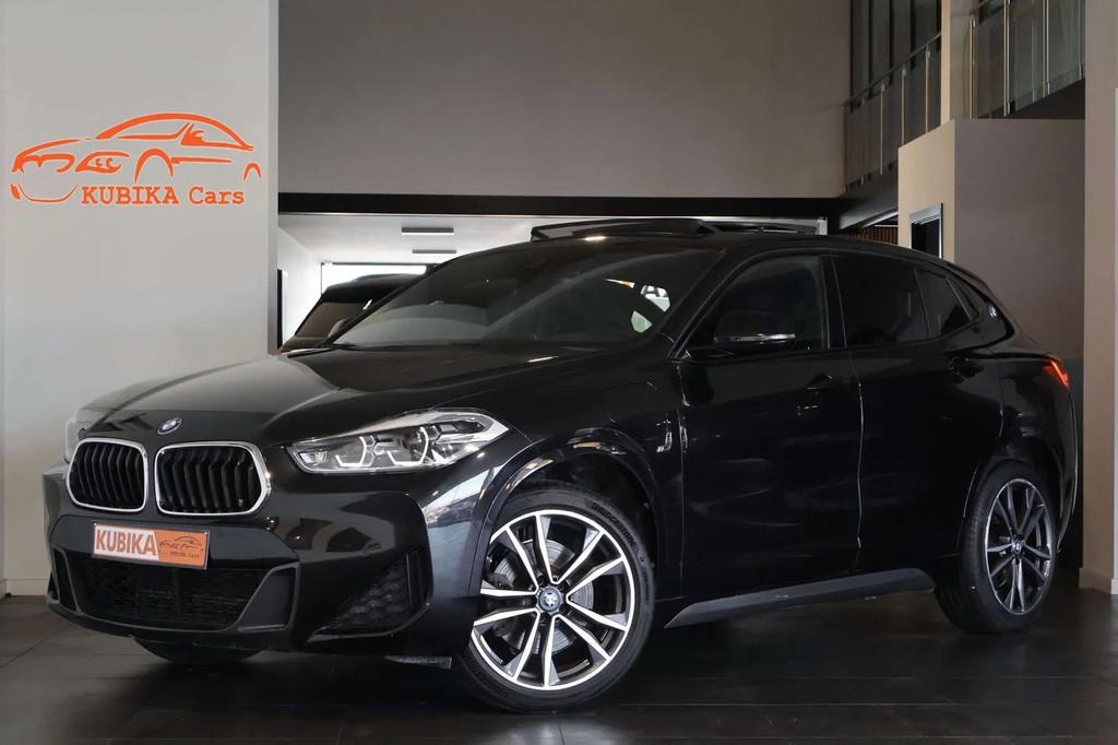 BMW X2 xDrive25e M-pack PANO BTW Head/Up Keyless Garantie, Autos, BMW, Cuir, Euro 6, Entreprise, Noir