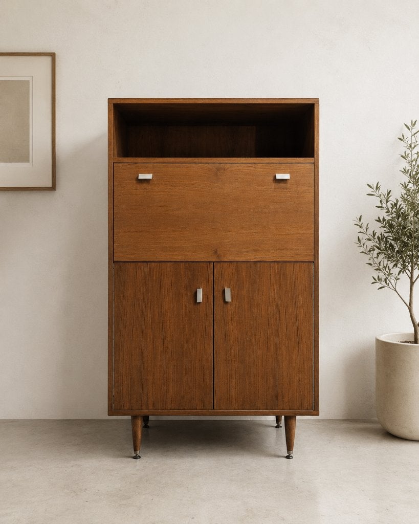 Secrétaire vintage scandinave années 60, Maison & Meubles, Enlèvement