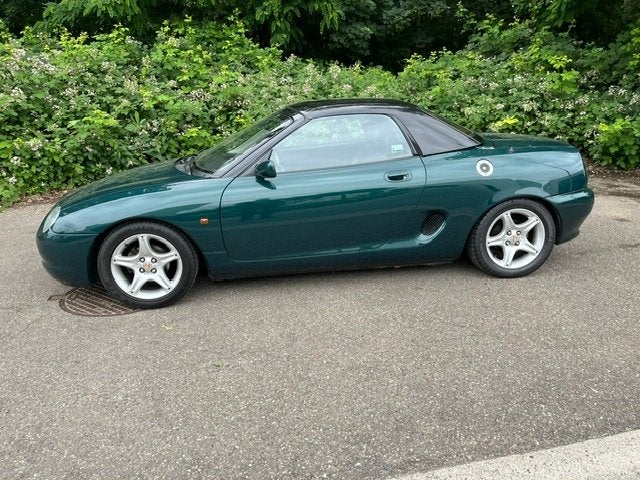 MG F , oldtimer (!) met maar 83.000 km..., Auto's, Achterwielaandrijving, Zwart, Cabriolet, Leder