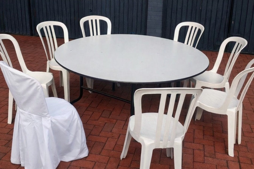 Table de fête pliable avec 8 chaises, Maison & Meubles, Enlèvement