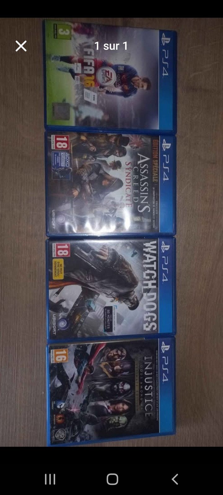 4 jeux PS4, 3 joueurs ou plus, Enlèvement, Comme neuf, Aventure et Action
