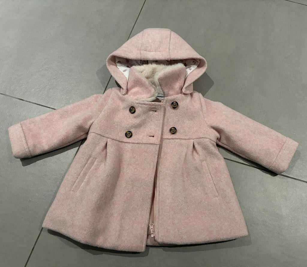 Roze manteltje, Ophalen, Zo goed als nieuw, Meisje, Jasje