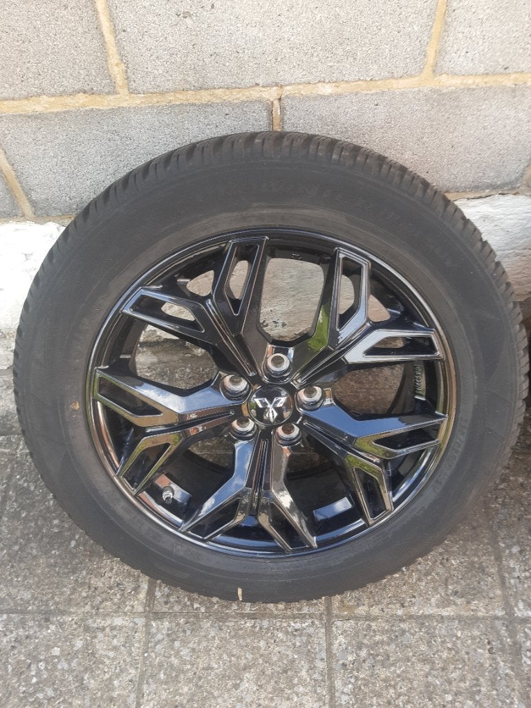 4 jantes mitsubishi 5x114.3  225 55  R18 Tpms, Pneus et Jantes, Pneus hiver, 18 pouces, Enlèvement