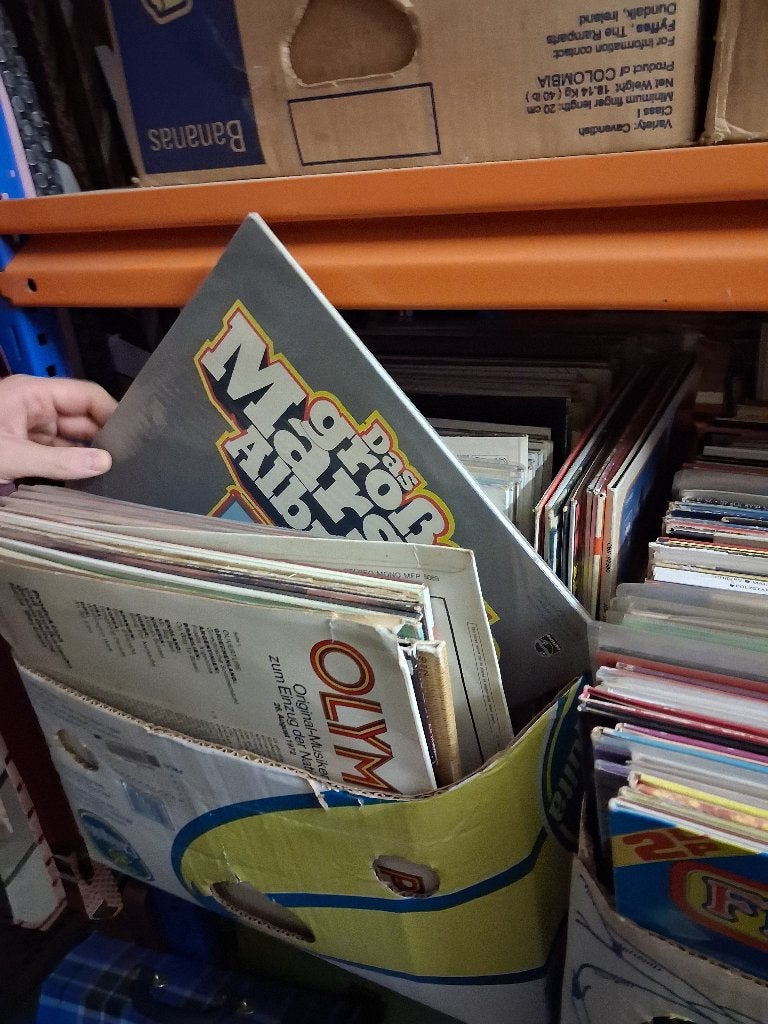 Lot van 3000 LP's (alle genres), Ophalen, Gebruikt, Overige formaten, LP