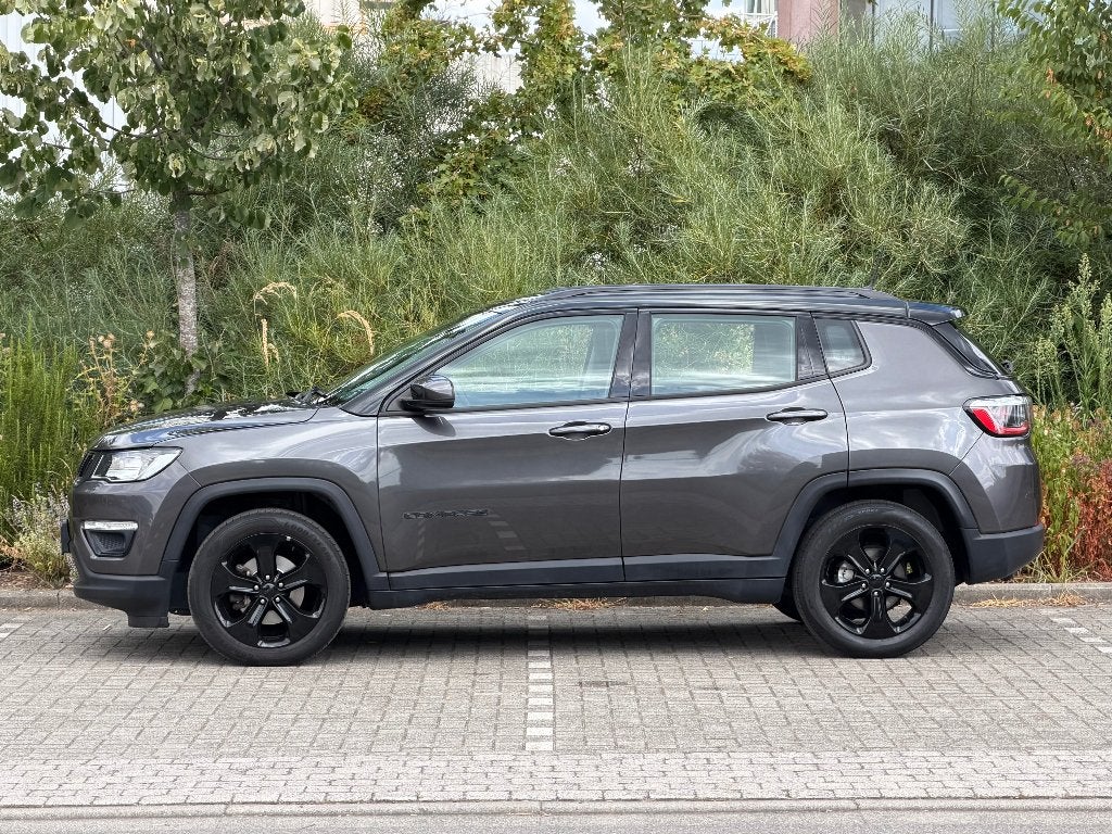 Jeep Compass 1.4 Turbo 4x2 demi-cuir, Navi, Cruise, clima, Autos, Volant multifonction, Argent ou Gris, Euro 6, Entreprise