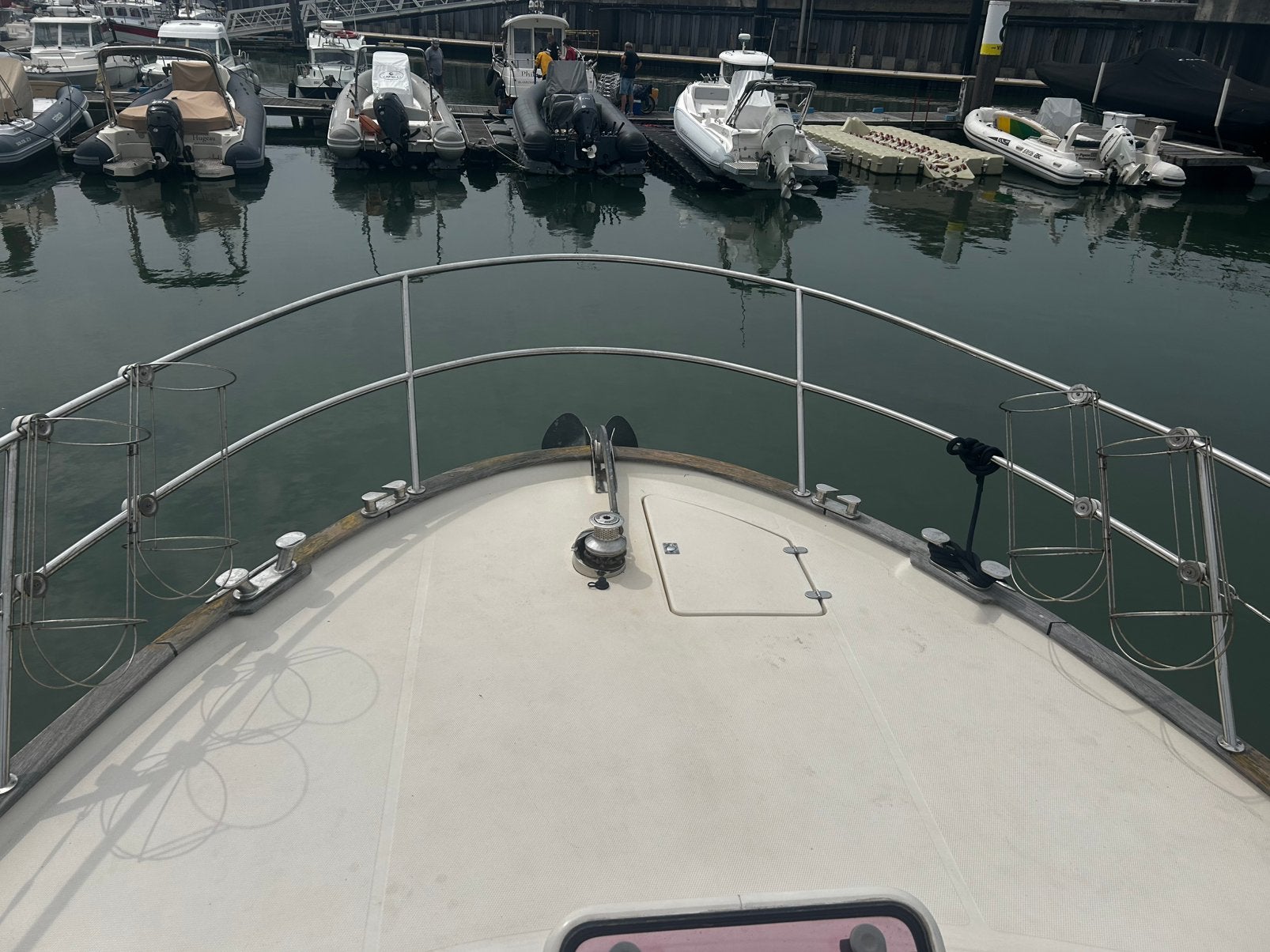 RVS Fender houders - 4 stuks, Watersport en Boten, Ophalen, Zo goed als nieuw, Ankeren en Afmeren, Zeilboot of Motorboot