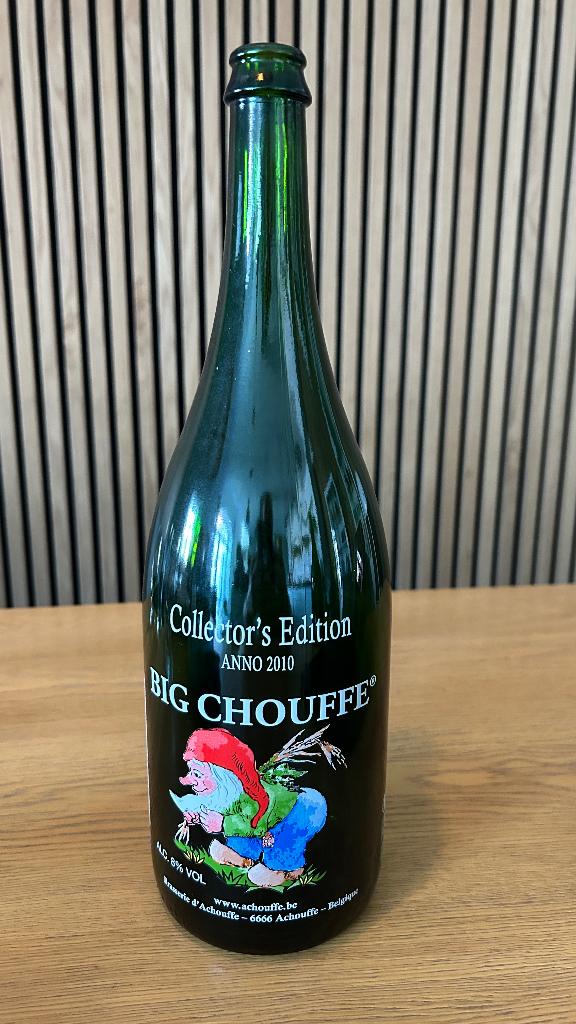 Big Chouffe Collector's Edition fles 2010, Verzamelen, Ophalen, Zo goed als nieuw, Flesje(s), Overige merken