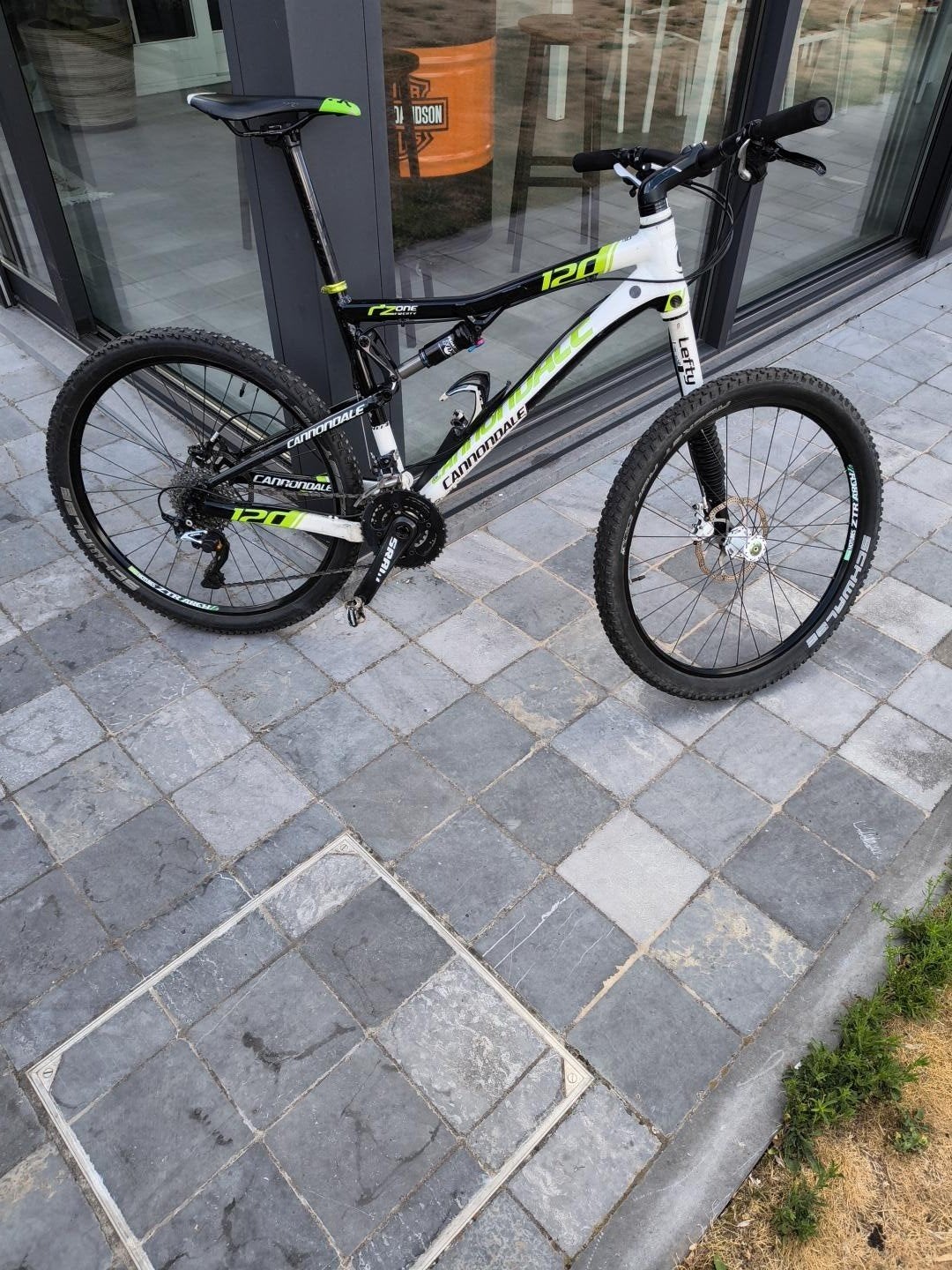 Cannondale lefty te one twenty, Ophalen