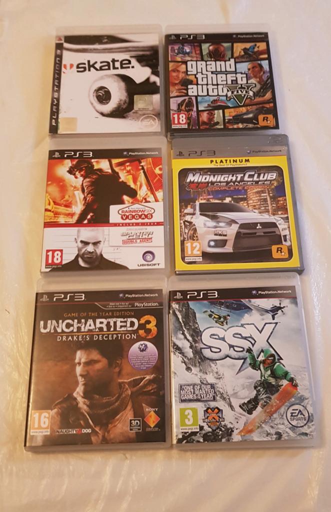 Lot 6 jeux ps3, Enlèvement ou Envoi