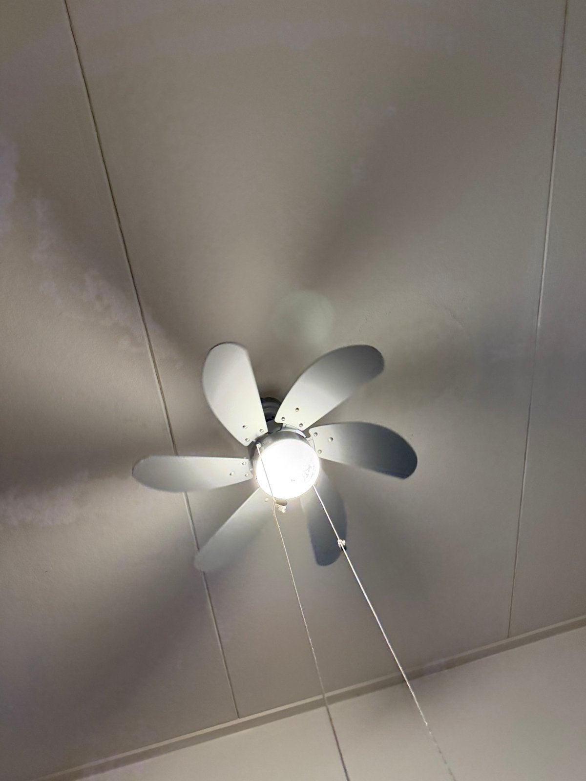 Plafond ventilator, Maison & Meubles, Enlèvement, Utilisé, E14 (petit), Métal