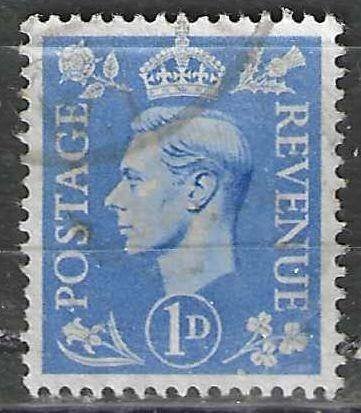 Grande-Bretagne 1951 - Yvert 252 - Roi George VI (ST), Envoi, Affranchi